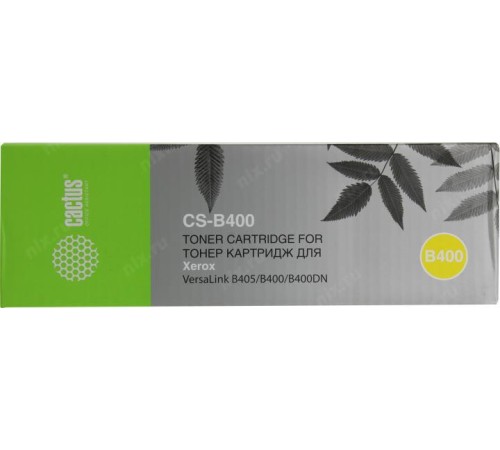 -/ Картридж лазерный Cactus CS-B400 106R03581 черный (5900стр.) для Xerox VersaLink B400/405