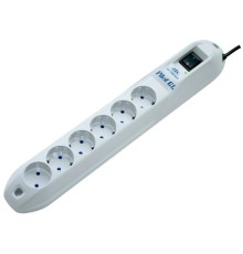 Сетевой фильтр Pilot GL 6 розеток (5 евро + 1 без заземления) 10 м/ Surge protector Pilot GL 6 outlets (5 euro + 1 without ground) 10A / 2.2kVt, 10m