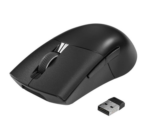 Мышь ASUS ROG KERIS WIRELESS AIMPOINT, 75g, 2.4GHz RF, Bluetooth 5.1, 36K DPI sensor, 5 Programmable Button, Black