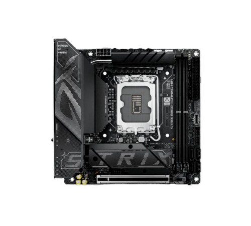 Материнская плата ASUS ROG STRIX B860-I GAMING WIFI, LGA1851, B860, 2*DDR5, 4*SATA, 2*M.2, 6*USB 3.2, Type-C, 1*PCIx16, DP+HDMI, mITX; 90MB1JB0-M0EAY0