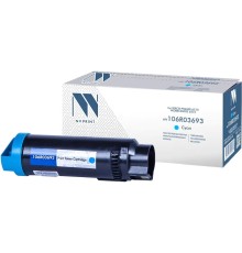-/ Тонер-картридж NVP NV-106R03693 Cyan для Xerox Phaser 6510/WorkCentre 6515 (4300k)