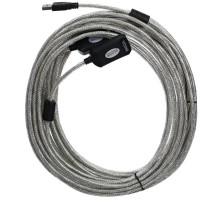 Кабель-адаптер/ Кабель-адаптер USB2.0-repeater, удлинительный активный <Am-->Af> 15м VCOM <VUS7049-15M>