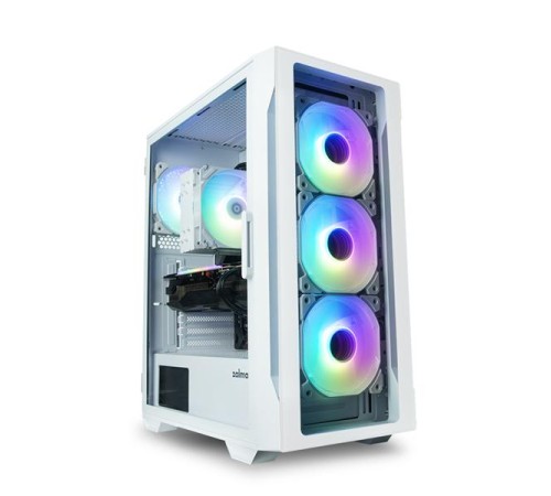 корпус ZALMAN I3 NEO TG WHITE, ATX, WHITE, FRONT TG, WINDOW, 2x3.5", 3x2.5", 1xUSB2.0, 2xUSB3.0, FRONT 3x120mm RGB, REAR 1x120mm RGB