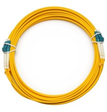 Патч-корд оптический Cabeus FOP(d)-9-LC-LC-0,5m Шнур оптический duplex LC-LC 9/125 sm 0.5м LSZH