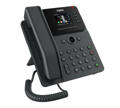 SIP-Телефон Fanvil V61G, 4 SIP-акк., 2,4", 320x240 Цвет. экран, POE, БП в комп., 2x1 Gbps