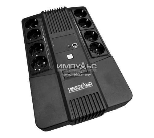 ИБП МАСТЕР 800, 800/480 Ва/Вт, LED, USB, RJ11/RJ45, SCHUKOx8 (Мятая упаковка)