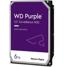 Жесткий диск/ HDD WD SATA3 6TB Purple 5400 RPM 256Mb 1 year warranty (replacement WD62PURZ, WD63PURZ)