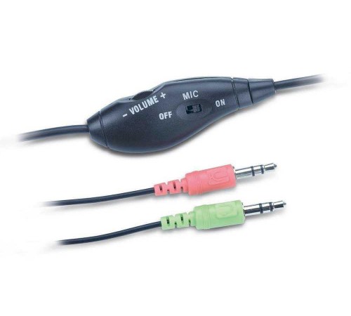 Гарнитура Genius HS-05A, 2х mini jack 3.5mm, полноразмерные наушники, регулятор громкости на проводе, длина провода 1,8м (Мятая упаковка) Гарнитура Genius HS-05A, 2х mini jack 3.5mm, полноразмерные наушники, регулятор громкости на проводе, длина провода 1,8м (Мятая упаковка)
