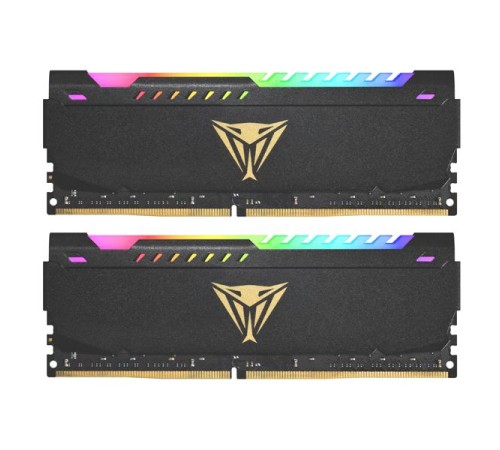память Patriot Viper STEEL DDR4 DIMM 32GB 3200MHz KIT 2*16GB CL18 18-22-22-42 1.35V RGB память Patriot Viper STEEL DDR4 DIMM 32GB 3200MHz KIT 2*16GB CL18 18-22-22-42 1.35V RGB