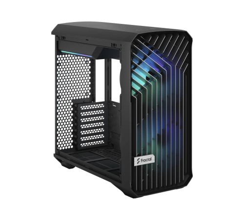Корпус ПК без блока питания/ Case Fractal Design Torrent Compact RGB TG Light Tint, Midi-Tower, 2x180mm RGB, 2xUSB-A 3.2 + 1xUSB 3.2 Type-C E-ATX, SSI-CEB, ATX, mATX, mITX Black