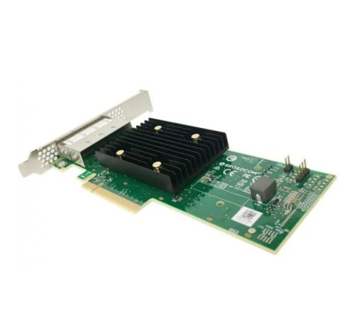 Контроллер/ Broadcom 9500-16e HBA, Low Profile Bracket, FH (attached), PCIe Gen4 x8 LP, Tri-Mode SAS/SATA/NVMe 12G HBA, 16port(4*ext SFF8644), SAS3816 Контроллер/ Broadcom 9500-16e HBA, Low Profile Bracket, FH (attached), PCIe Gen4 x8 LP, Tri-Mode SAS/SATA/NVMe 12G HBA, 16port(4*ext SFF8644), SAS3816