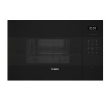 Встраиваемые микроволновые печи BOSCH 6 Series, 900Вт,LED-display,AutoPilot 8, 25 л, гриль, черный цвет, 382x594x388 mm