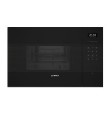 Встраиваемые микроволновые печи BOSCH 6 Series, 900Вт,LED-display,AutoPilot 8, 25 л, гриль, черный цвет, 382x594x388 mm