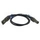 Кабель/ QNAP CAB-SAS10M-8644-8088 Mini SAS external cable (SFF-8644 to SFF-8088), 1.0 m for REXP-1220U-RP, REXP-1620U-RP,SAS-12G2E. ES1640dc v2, EJ1600