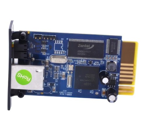 SNMP карта DL801 удаленного управления для ИБП серий POWERMAN RT/Online/Online Plus, программное обеспечение NET Agent 9/ Remote Management SNMP Card DL801 for POWERMAN RT / Online / Online Plus Series UPS, NET Agent 9 Software