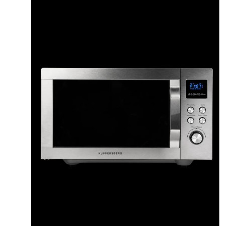 Отдельностоящая микроволновая печь Kuppersberg/ Отдельностоящая микроволновая печь Kuppersberg;объем 25л;мощность 900вт, мощность гриля 1200вт;10 уровней мощности;8 автоматических программ;цвет серебристый
