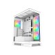 Корпус ПК без блока питания/ Case SAMA V50 White, Midi-Tower, TG, 4x120mm ARGB, 2xUSB 3.0 + 1xUSB 3.1 Type-C, ATX, mATX, mITX White