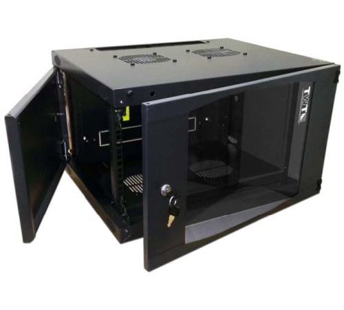 Шкаф Шкаф настенный Next, 12U 550x600, стеклянная дверь, черный Шкаф Шкаф настенный Next, 12U 550x600, стеклянная дверь, черный