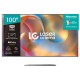 Лазерный телевизор TV 100'' Hisense/ 100", Projector Triple-Chroma, 4K UHD, 25 000ч, 2700Лм, 20W x 2, VIDAA U6, 3хHDMI, 2хUSB, Bluetooth, Wi-Fi + ЭКРАН
