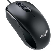 Мышь DX-110, USB, G5, чёрная (black, optical 1000dpi, подходит под обе руки)