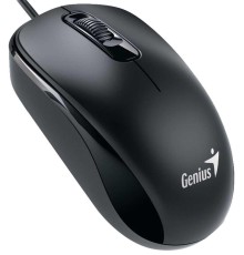 Мышь DX-110, USB, G5, чёрная (black, optical 1000dpi, подходит под обе руки)