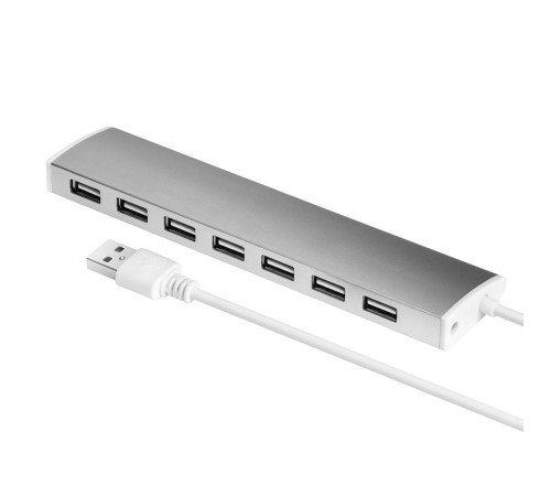 Greenconnect USB 2.0 Разветвитель GCR-UH217S на 7 портов 0,5m , silver Greenconnect USB 2.0 Разветвитель GCR-UH217S на 7 портов 0,5m , silver