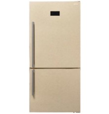 Холодильник Sharp/ Комбинированный холодильник с нижней МК, NoFrost, 84*75*186 см, цвет бежевый