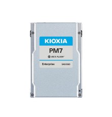 Серверный твердотельный накопитель/ KIOXIA SSD PM7-V, 3200GB, 2.5" 15mm, SAS 24G, TLC, R/W 4200/3650 MB/s, IOPs 720K/340K, TBW 17520, DWPD 3 (12 мес.)