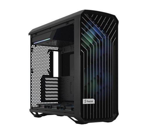 Корпус ПК без блока питания/ Case Fractal Design Torrent RGB, Full-Tower, 2x180mm + 3x140mm RGB, 2xUSB-A 3.2 + 1xUSB 3.2 Type-C E-ATX, SSI-CEB, SSI-EEB, ATX, mATX, mITX Black