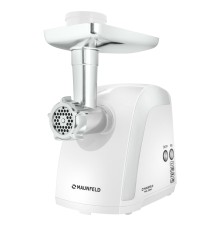 Мясорубка MAUNFELD/ Мясорубка MAUNFELD MMG.2000W, мощность 2000 Вт, производительность 2,6 кг/мин, 5 насадок, реверс, контейнер для хранения насадок, блокировка при перегреве, цвет белый/нержавеющая сталь