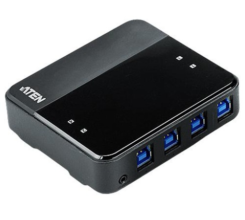 USB переключатель ATEN 4 x 4 USB 3.2 Gen1 Peripheral Sharing Switch USB переключатель ATEN 4 x 4 USB 3.2 Gen1 Peripheral Sharing Switch