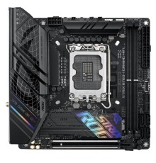 Материнская плата ASUS ROG STRIX B760-I GAMING WIFI, LGA1700, B760, 2*DDR5, 4*SATA, 2*M.2, 3*USB 3.2, 3*USB 2.0, Type-C, 1*PCIx16, DP+HDMI, mITX; 90MB1D90-M1EAY0