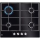 Встраиваемые газовые панели ELECTROLUX/ Газовая варочная поверхность - закаленное стекло, мощность: 8000 Вт, автоматический электроподжиг, газ-контроль, решетки: чугун, независимая установка, размеры (ШхГ): 59x52 см
