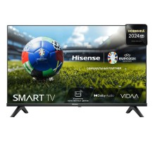 Телевизор ЖК 40'' Hisense/ 40", Full HD, Smart TV (ОС VIDAA U6), Wi-Fi, PCI 900, DVB-T2/T/C/S2/S, 2х7W, CI+(1.4), 2хHDMI, 2хUSB, Works with Alexa, Yandex, Black