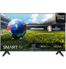 Телевизор ЖК 40'' Hisense/ 40", Full HD, Smart TV (ОС VIDAA U6), Wi-Fi, PCI 900, DVB-T2/T/C/S2/S, 2х7W, CI+(1.4), 2хHDMI, 2хUSB, Works with Alexa, Yandex, Black