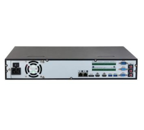 32-канальный IP-видеорегистратор 4K H.265+ и ИИ , Входящий поток до 384Мбит/с; сжатие: H.265+ H.265 H.264+ H.264 MJPEG; разрешение записи до 32Мп; накопители: 4 SATA III до 16Тбайт; воспроизведение: 32кн@1080p 2кн@32Мп; видеовыходы: 2 HDMI 2 VGA