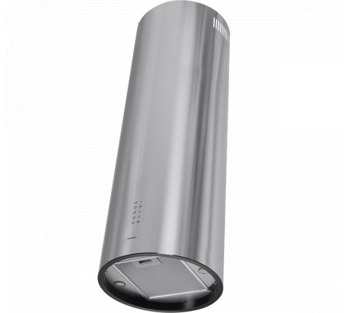 ВЫТЯЖКА MAUNFELD LEE ISLA 39 INOX/ островная вытяжка с потолочным креплением, 1050 м3, кухни до 40м2, 52дБ, LED, электронное управление, в опции угольный фильтр CF172C, нержавеющая сталь
