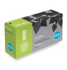 -/ Картридж лазерный Cactus CS-CE505XS CE505X черный (6500стр.) для HP LaserJet P2050 LaserJet P2055 La