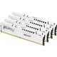Память оперативная/ Kingston 64GB 5600MT/s DDR5 CL40 DIMM (Kit of 4) FURY Beast White XMP
