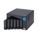 Сетевое хранилище без дисков/ SMB QNAP TVS-672XT-i3-8G 6-Bay NAS, Intel Core i3-8100T 4-core 3.1 GHz Processor, 8GB DDR4 RAM (max 32GB RAM), 6x 2.5"/3.5" SATA HDD/SSD + 2x M.2 PCIe SSD slot, 2xGbE LAN, 1 x 10GBase-T, 2 x Thunderbolt 3 port