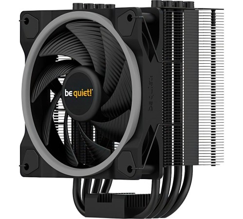 Кулер для процессора/ CPU Cooler be quiet! PURE ROCK 2 FX (150W, 4-pin PWM, 155mm, Al/Cu, 4x6mm, ARGB, 1x120mm, 42.6CFM, 24.4dBA, 2000RPM, S: 1700/1200/115X/2066/2011(-3) square ILM, AM5/AM4, black) Кулер для процессора/ CPU Cooler be quiet! PURE ROCK 2 FX (150W, 4-pin PWM, 155mm, Al/Cu, 4x6mm, ARGB, 1x120mm, 42.6CFM, 24.4dBA, 2000RPM, S: 1700/1200/115X/2066/2011(-3) square ILM, AM5/AM4, black)