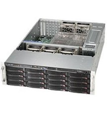 Серверный корпус Supermicro SuperChassis 3U 836BE1C-R1K03B/ no HDD(16)LFF/ no HDD(2)SFF(optional)/ 7xFH/ 2x1000W Platinum(13.68" x 13")E-ATX, ATX/ Expander Backplane