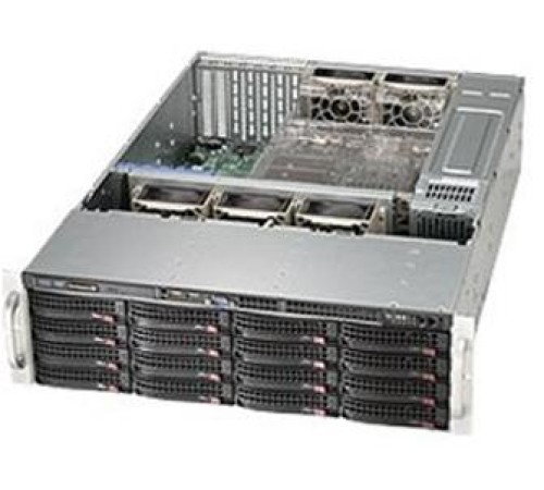 Серверный корпус Supermicro SuperChassis 3U 836BE1C-R1K03B/ no HDD(16)LFF/ no HDD(2)SFF(optional)/ 7xFH/ 2x1000W Platinum(13.68" x 13")E-ATX, ATX/ Expander Backplane