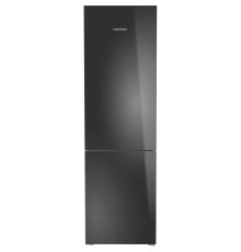 Холодильники LIEBHERR/ Plus, EasyFresh, МК NoFrost, 3 контейнера МК, в. 201,5 см, ш. 60 см, класс ЭЭ A++, внутренние ручки, черное стекло