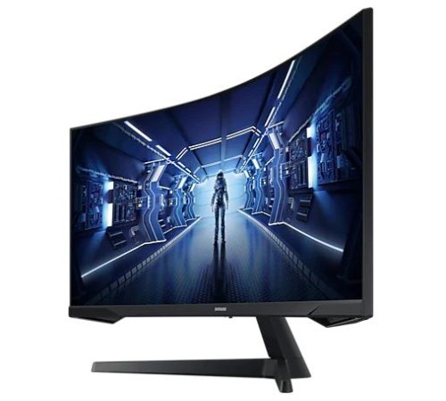 Монитор Samsung 34" Odyssey G5 C34G55TWWI VA curved 21:9 3440x1440x165Hz 1ms 2500:1 250cd 178/178 HDMI DP HDR FreeSync Premium VESA Black 2 years