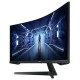 Монитор Samsung 34" Odyssey G5 C34G55TWWI VA curved 21:9 3440x1440x165Hz 1ms 2500:1 250cd 178/178 HDMI DP HDR FreeSync Premium VESA Black 2 years