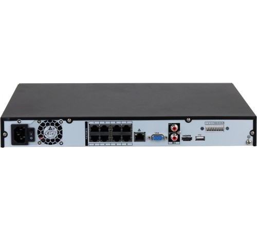 8-канальный IP-видеорегистратор c PoE 4K H.265+ и ИИ