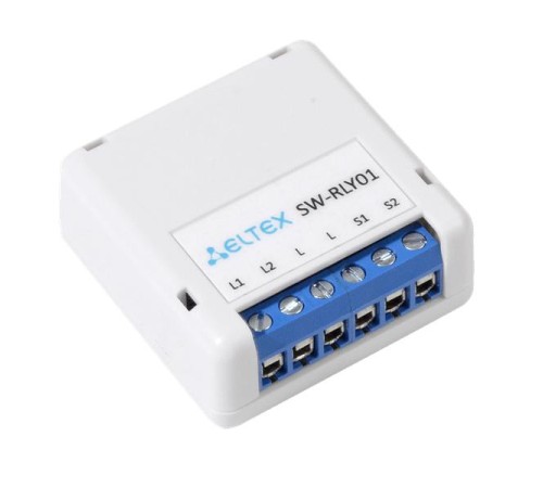 Умное двухканальное Wi-Fi реле без нулевой линии ELTEX реле SW-RLY01 Умное двухканальное Wi-Fi реле без нулевой линии ELTEX реле SW-RLY01