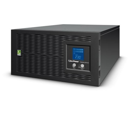 ИБП CyberPower PR6000ELCDRTXL5U, Rackmount, Line-Interactive, 6000VA/4500W, 8 IEC-320 С13, 2 IEC C19 розеток, 1 Hardwire 3-wire USB&Serial, RJ11/RJ45, SNMPslot, LCD дисплей, Black, 0.9х0.5х0.5м., 120кг./ UPS Line-Interactive CyberPower PR6000ELCDRTXL5U 60