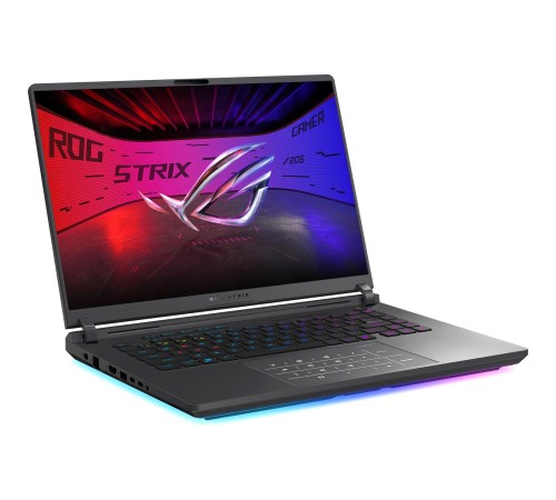 Ноутбук/ ASUS ROG Strix G16 G615LR-S5132 16"(2560x1600 (матовый, 240Hz) IPS)/Intel Core Ultra 9 275HX(2.7Ghz)/16384Mb/1024PCISSDGb/noDVD/Ext:NVIDIA GeForce RTX 5070 Ti(12288Mb)/Cam/BT/WiFi/90WHr/war 1y/2.65kg/Eclipse Gray/DOS